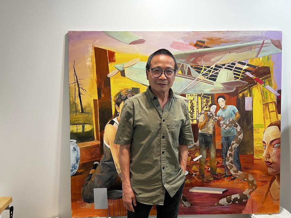 Furong Zhang at the Fountainhead Residency