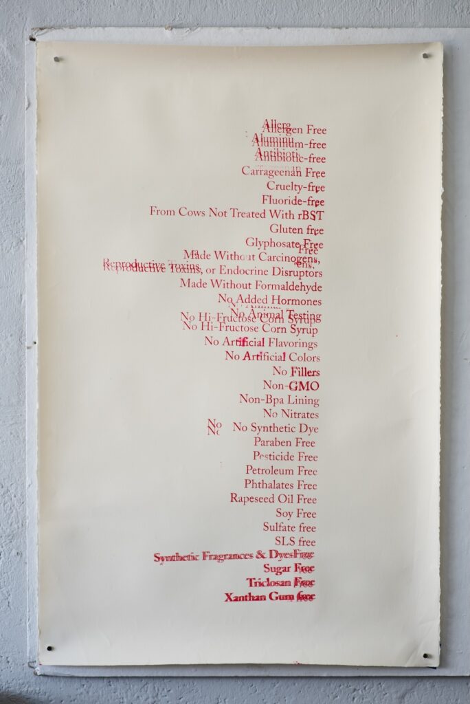 "America's Shopping List" Photo: Courtesy of the Artist