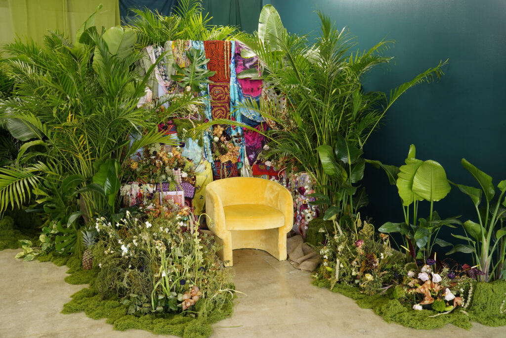 Photo: COurtesy of the Artist Yellow Chair Install View Bringing the