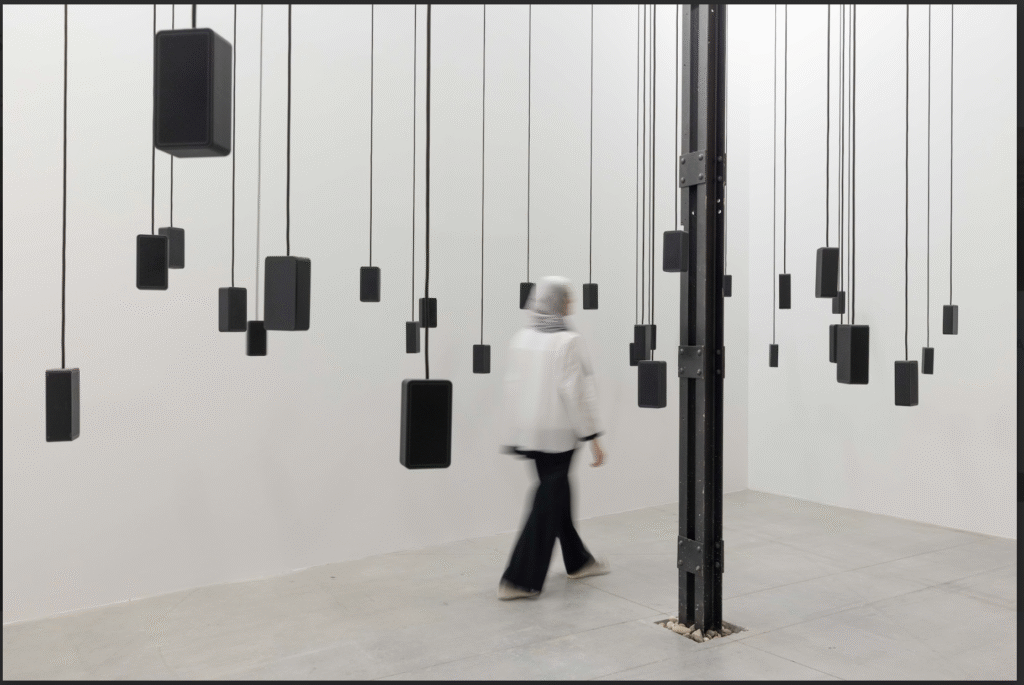UAE Pavilion_.Washwasha.Taus Makhacheva. Dear R…L.. (Speakers). Image courtesy of National-Pavilion UAE – La Biennale di Venezia. Photo by Ismail Noor of Seeing Things-7090 (1).jpg